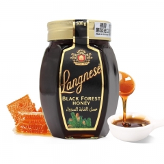 德国原装进口 琅尼斯（Langnese）天然成熟黑森林蜂蜜500g