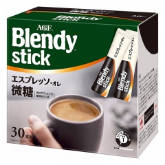 日本原装进口 AGF Blendy咖啡 三合一速溶咖啡拿铁 黑咖啡冲饮 微甜30支
