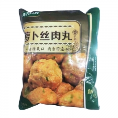 龙大萝卜丝肉丸2kg/袋*4袋/箱