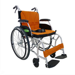 中进NA-458A（轻量轮椅）航太铝合金轮椅超轻便易折叠 便携