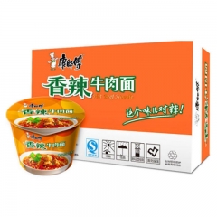 康师傅香辣牛肉面12桶