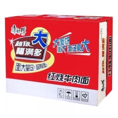 康师傅超级福满多红烧牛肉面96克*24袋