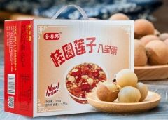 金钵郎桂圆莲子八宝粥礼盒 1箱320g*12罐