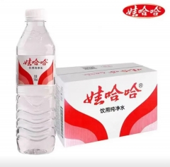 1箱596mL*24瓶哇哈哈饮用纯净水