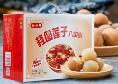 金钵郎桂圆莲子八宝粥礼盒 1箱320g*12罐