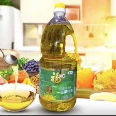 cq 福临门 非转基因压榨一级菜籽油 1.8L/瓶