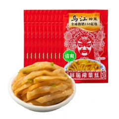 乌江轻盐鲜香榨菜丝288g/袋6包
