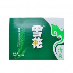 雪花清爽啤酒330ML*24