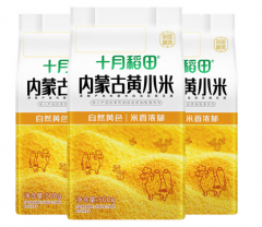 十月稻田 内蒙古黄小米500g3袋