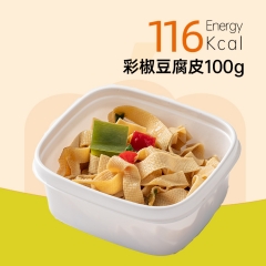 彩椒豆腐皮100g