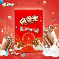 德芙（Dove）脆香米in天津《 津彩·摩天轮》脆米心牛奶巧克力144g盒装*2盒