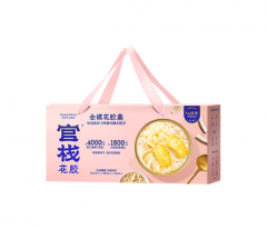 官栈 鱼胶花胶滋补礼盒 胶原蛋白孕妇营养品 代餐轻食碗 【礼】 金蝶花胶羹 158g*6盒