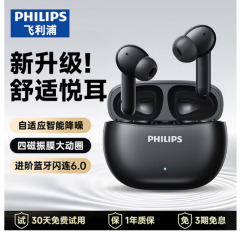 飞利浦（PHILIPS）【2025新款】真无线蓝牙耳机入耳式通话降噪运动游戏低延迟音乐高音质