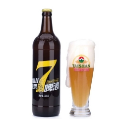 泰山原浆啤酒 七日鲜 12瓶/箱，6瓶/箱 720毫升每瓶